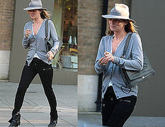 Celebrity Style: Kate Moss Out Shopping.
